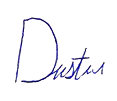 Dustin signature